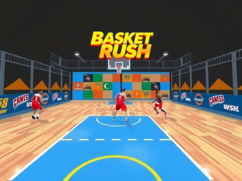 Basket Rush VR gameplay screenshot